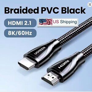 UGREEN HDMI 2.1 Cable 8K/60Hz for TV Box Ultra High Speed Certified Cable